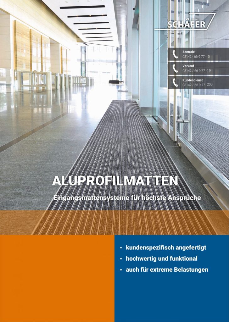 Flyer Aluprofilmatten