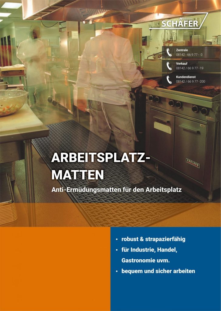 Flyer Arbeitsplatzmatten