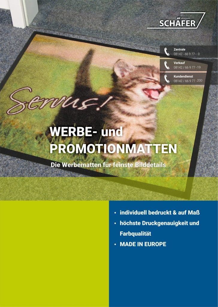 Flyer Werbe- und Promotionmatte