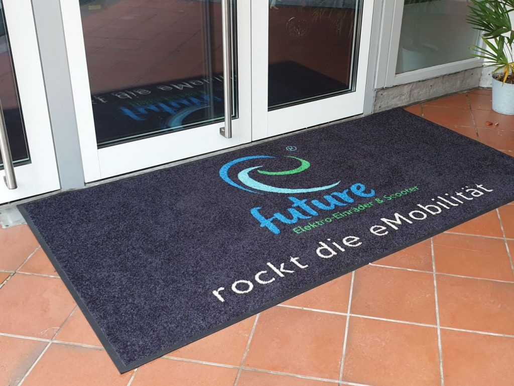 Fußmatte bedruckt mit Logo