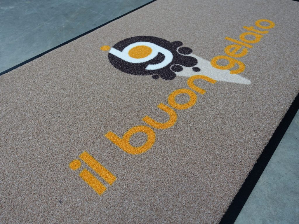 Outdoor Logomatte Eisdiele