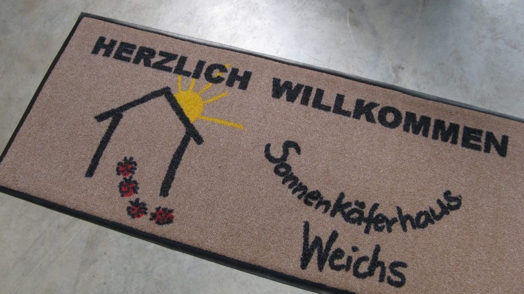 Outdoor Logomatte Kindergarten