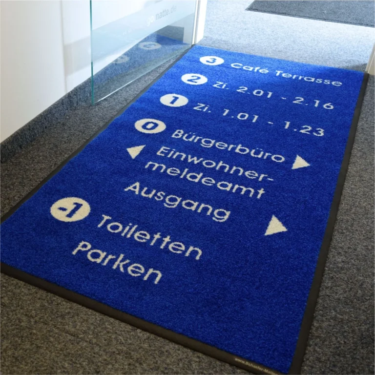 Fussmatte Als Wegweiser - Schäfer Matten