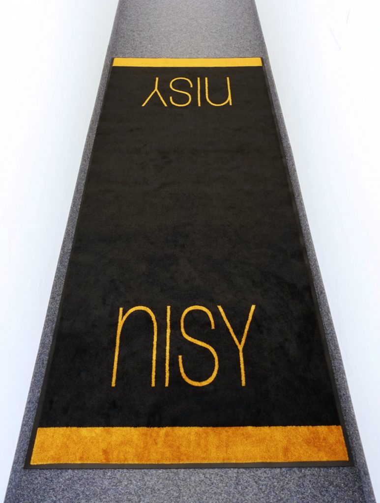 Schmutzläufer mit Logo bedruckt