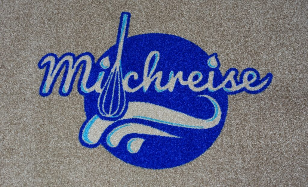 Matte für Milchreise Laden