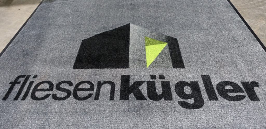 Logomatte Colorstar mit Farbverlauf