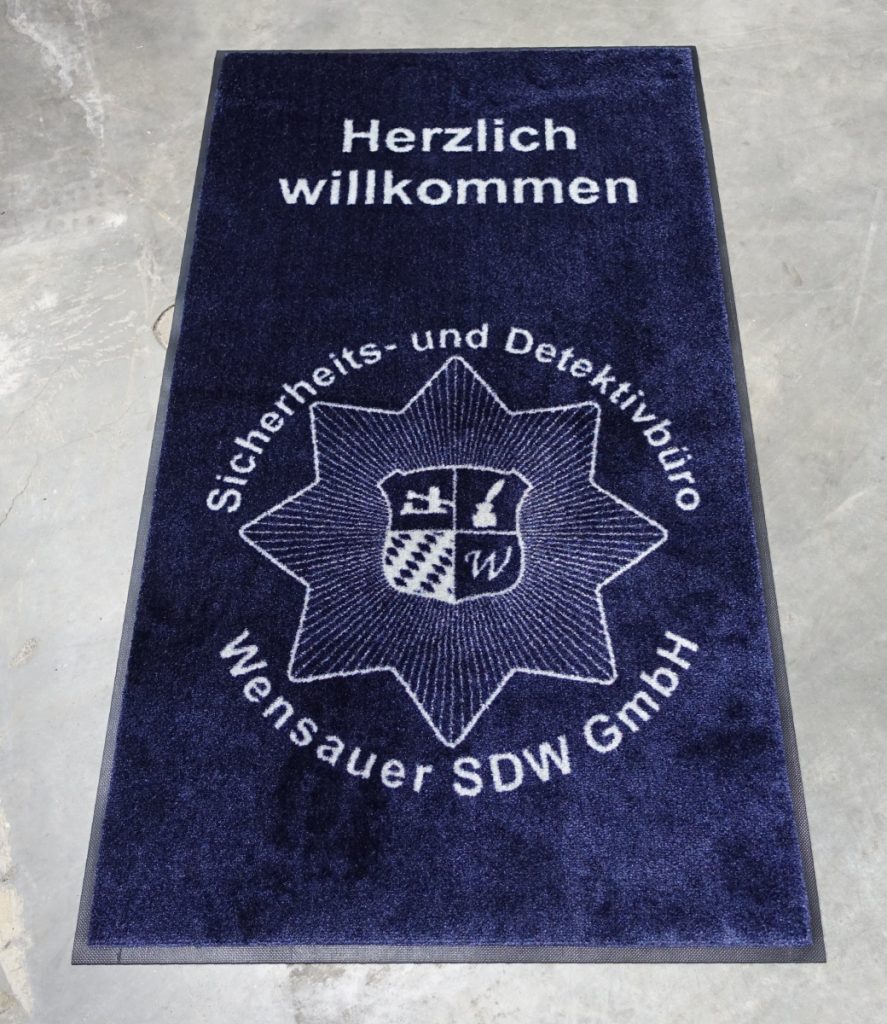 Logomatte Colorstar Sicherheitsbüro