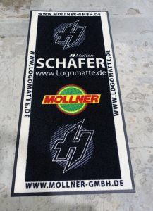 Logomatte für Werbung Speedway