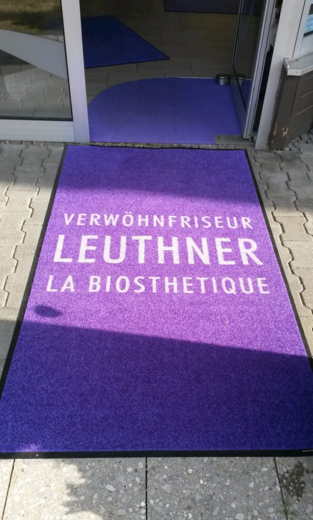 Fußmatten als Werbefläche