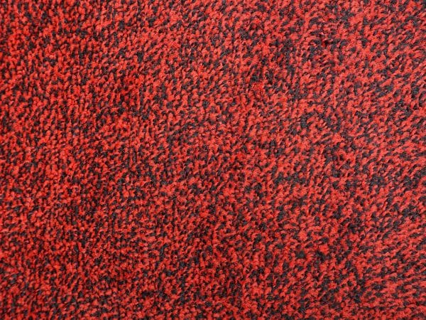 SONDERPOSTEN: Schmutzfangmatte meliert rot/schwarz 60x90 cm