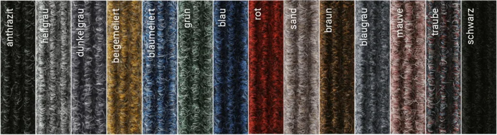 Ripsfarben für Aluprofilmatten