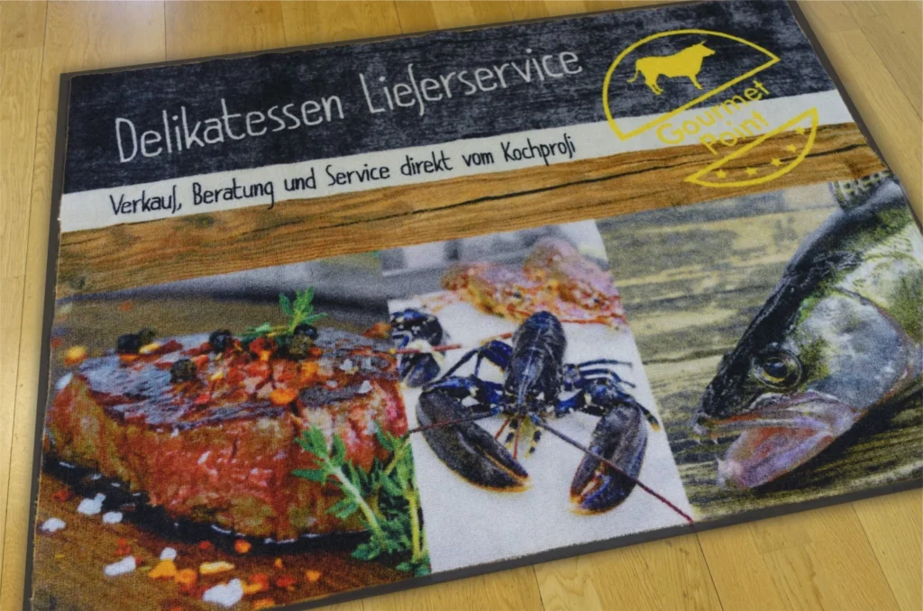 Werbe- und Promotionmatte - Hochwertige Schmutzfangmatte von Schäfer Matten