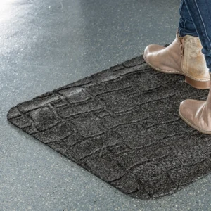 Arbeitsplatzmatte "Happy Feet Office" - Hochwertige Schmutzfangmatte von Schäfer Matten