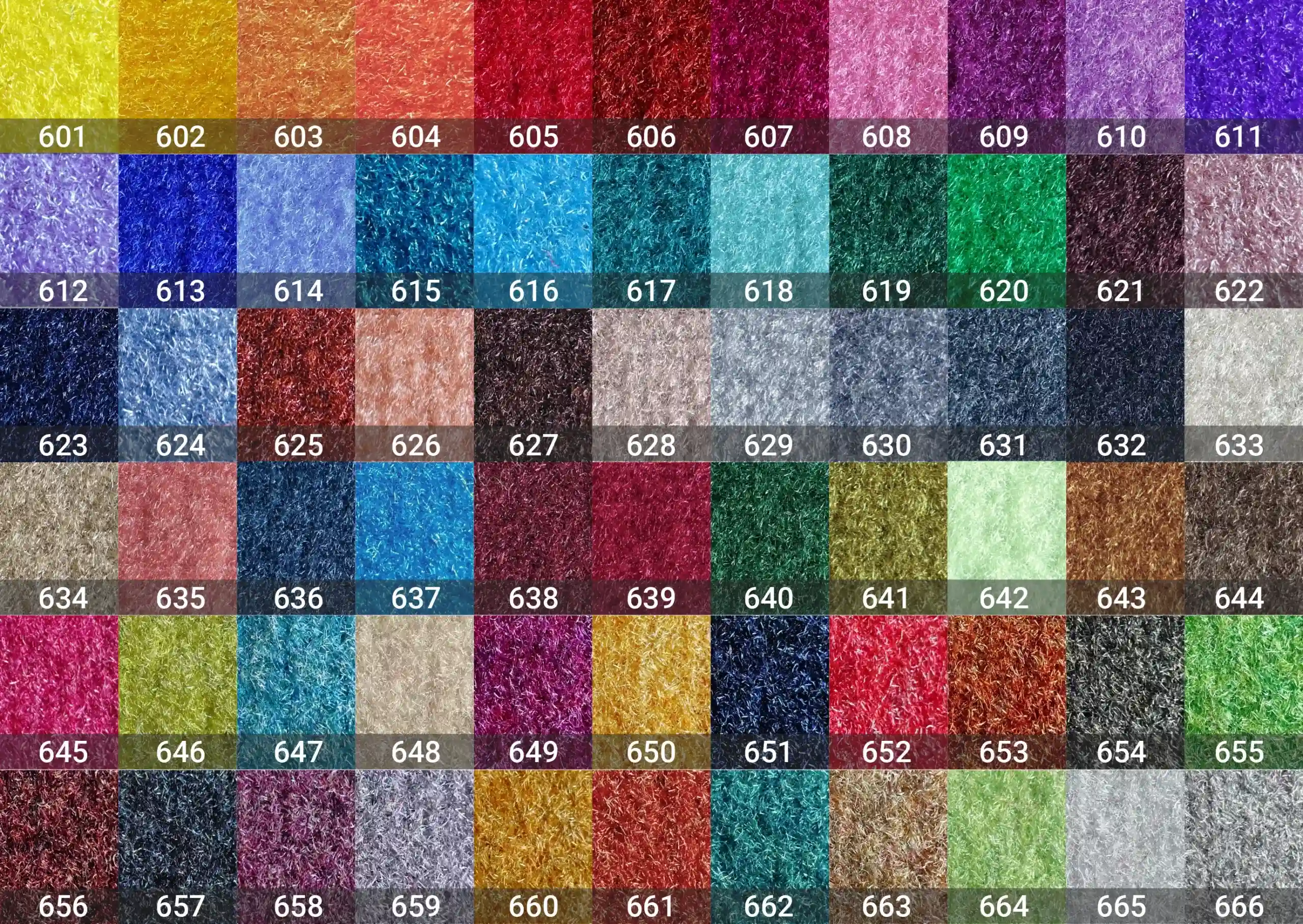 Farbpalette für Promotionmatten